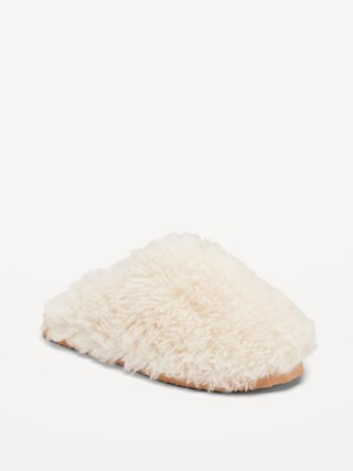 Faux-Fur Mule Slippers (Partially Plant Based) | Old Navy (US)