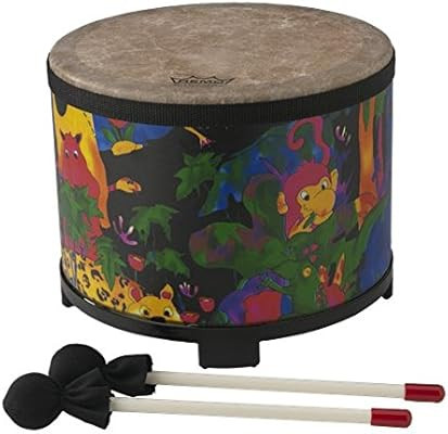 Remo KD-5080-01 Kids Percussion Floor Tom Drum - Fabric Rain Forest, 10" | Amazon (US)