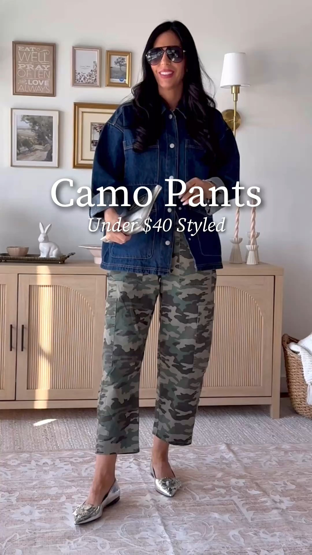 Denim target top- small 
Denim pants- sized up to a 4 

#LTKStyleTip #LTKU #LTKOver40