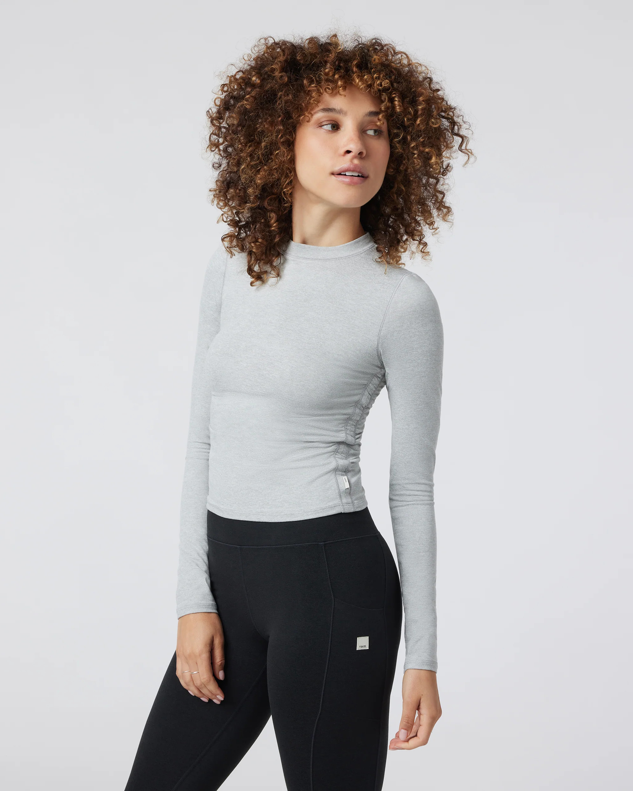 Long Sleeve Halo Ruched Tee | Vuori Clothing (US & Canada)