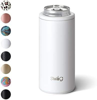 Swig Life 12oz Triple Insulated Skinny Can Cooler, Dishwasher Safe, Double Walled, Stainless Stee... | Amazon (US)