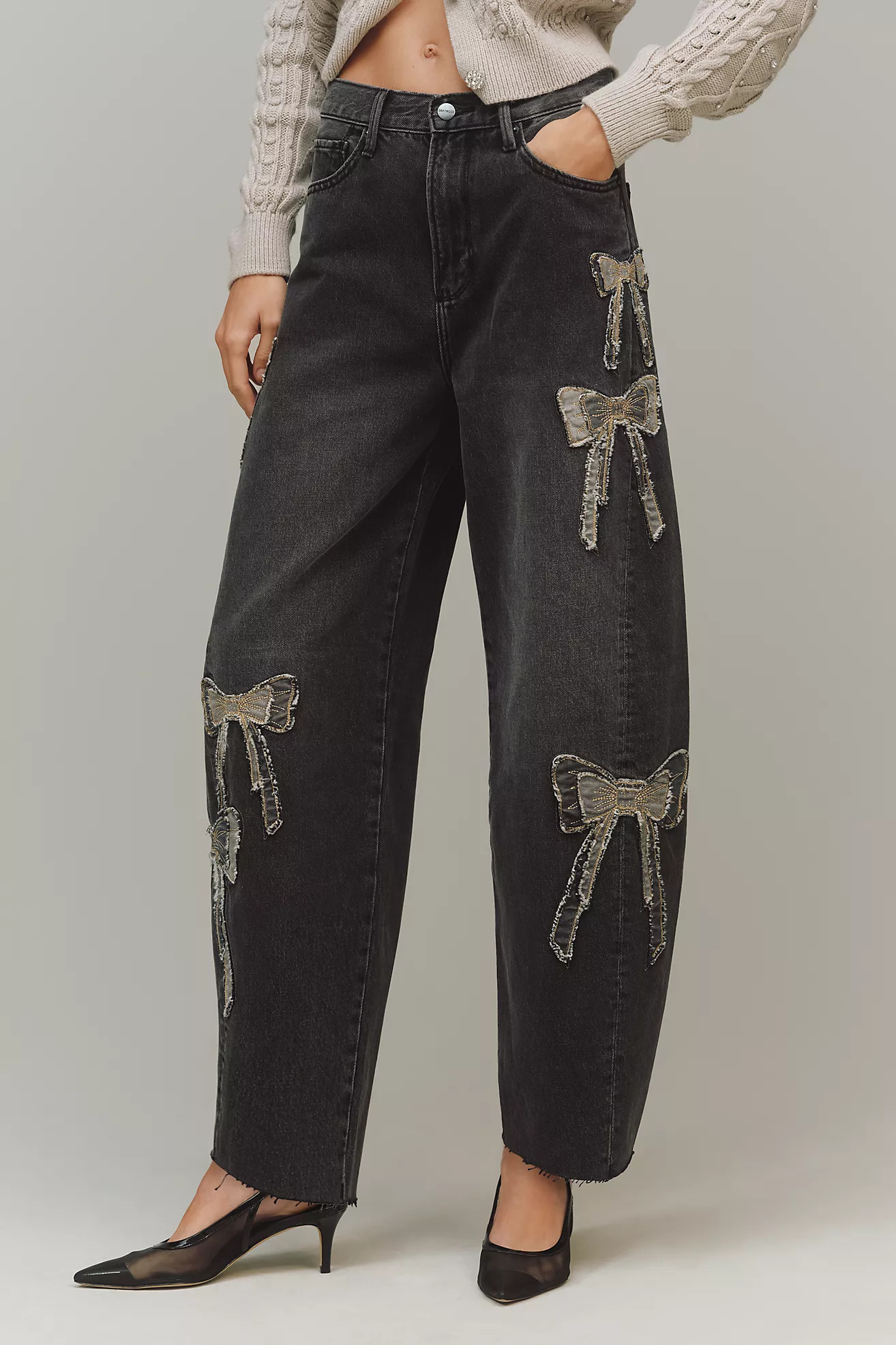 Driftwood Parker High-Rise Barrel Jeans | Anthropologie (US)