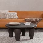 Mixed Reclaimed Wood Round Coffee Table (38") | West Elm (US)