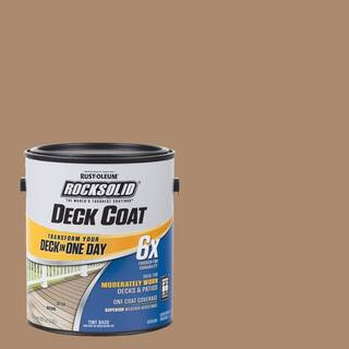 1 gal. Cedar Exterior 6X Deck Coat | The Home Depot