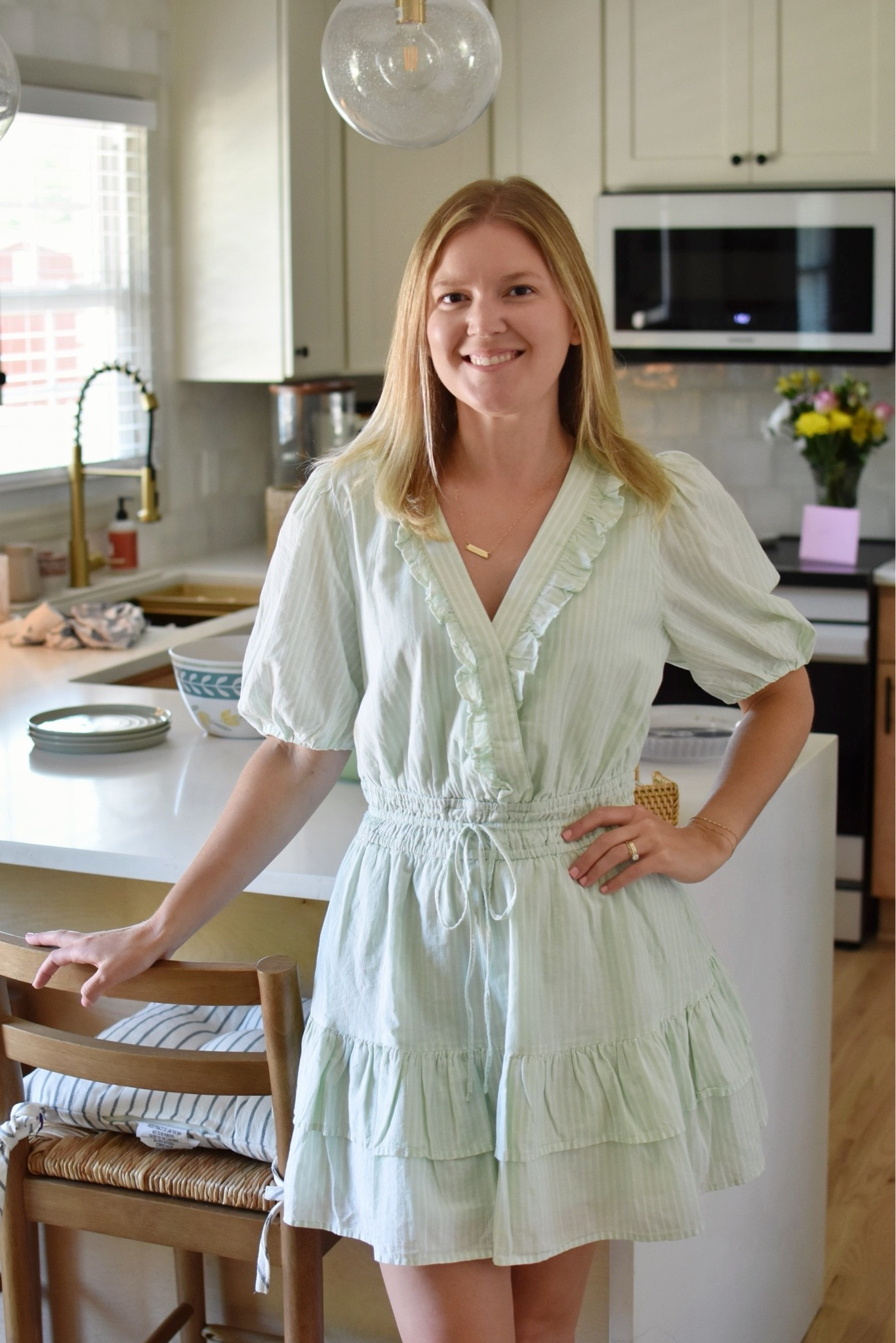 I love my dress for Mother’s Day!🍐 It’s on sale now! I’m wearing a medium for length, but it runs full. Should have gotten a small…

#LTKmomlife #LTKgrwm #LTKootd