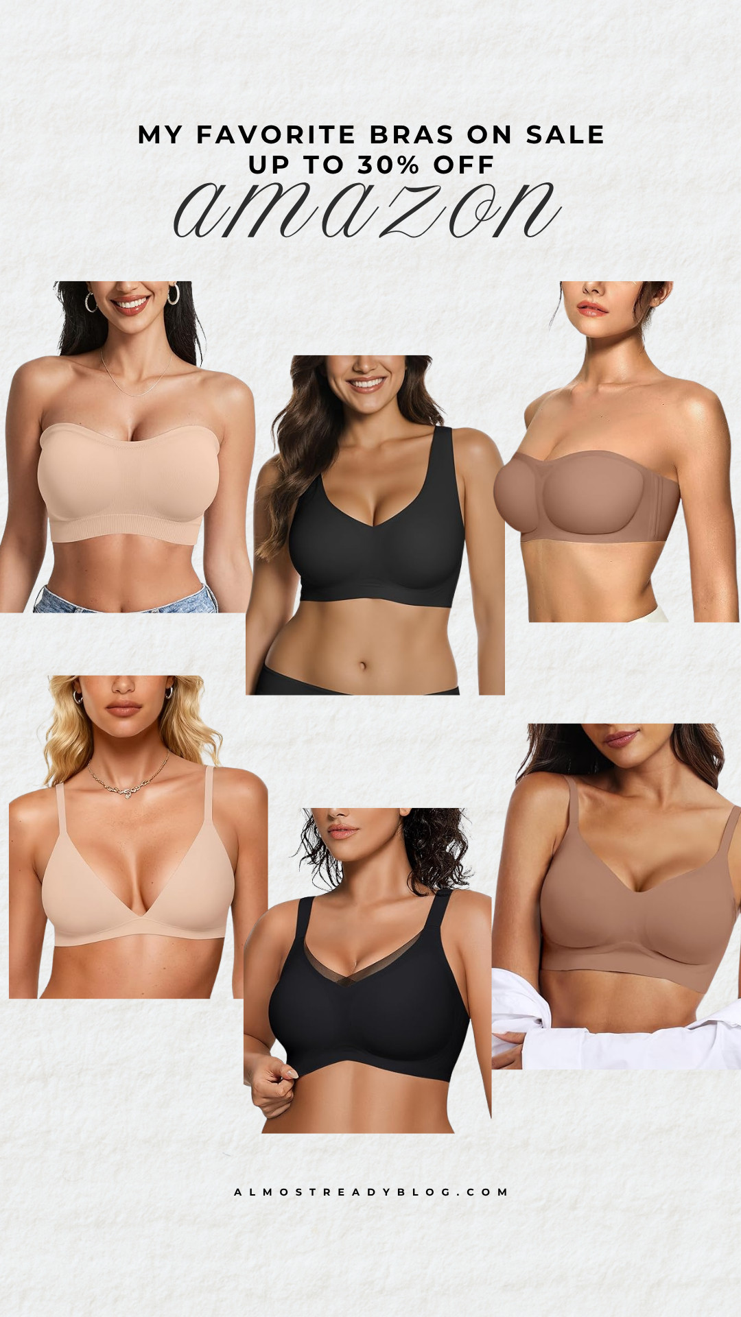 These comfortable bras are my go-to Amazon finds for everyday support, seamless comfort, and easy wear under summer outfits.

everyday comfort bra, seamless wireless bra, supportive everyday bra, t shirt bra, strapless bra, wireless bra, comfy bras, nude bra, everyday essentials, summer basics

#LTKSaleAlert