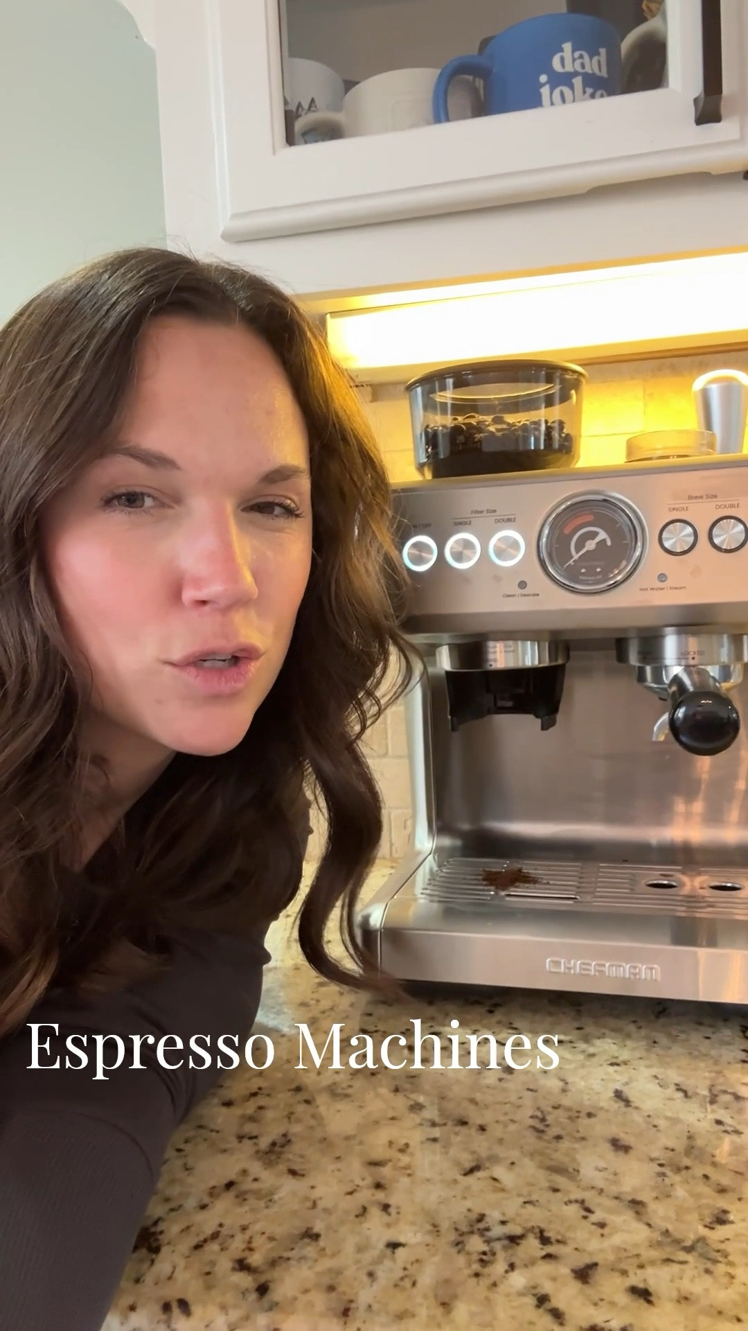 My sister swears by the Chefman espresso machine and has zero complaints.
We chose the De’Longhi because the built-in cold brew option fits our daily routine perfectly.

#LTKHoliday #LTKGiftGuide #LTKHome