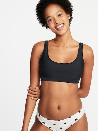 Scoop-Neck Swim Top for Women | Old Navy US
