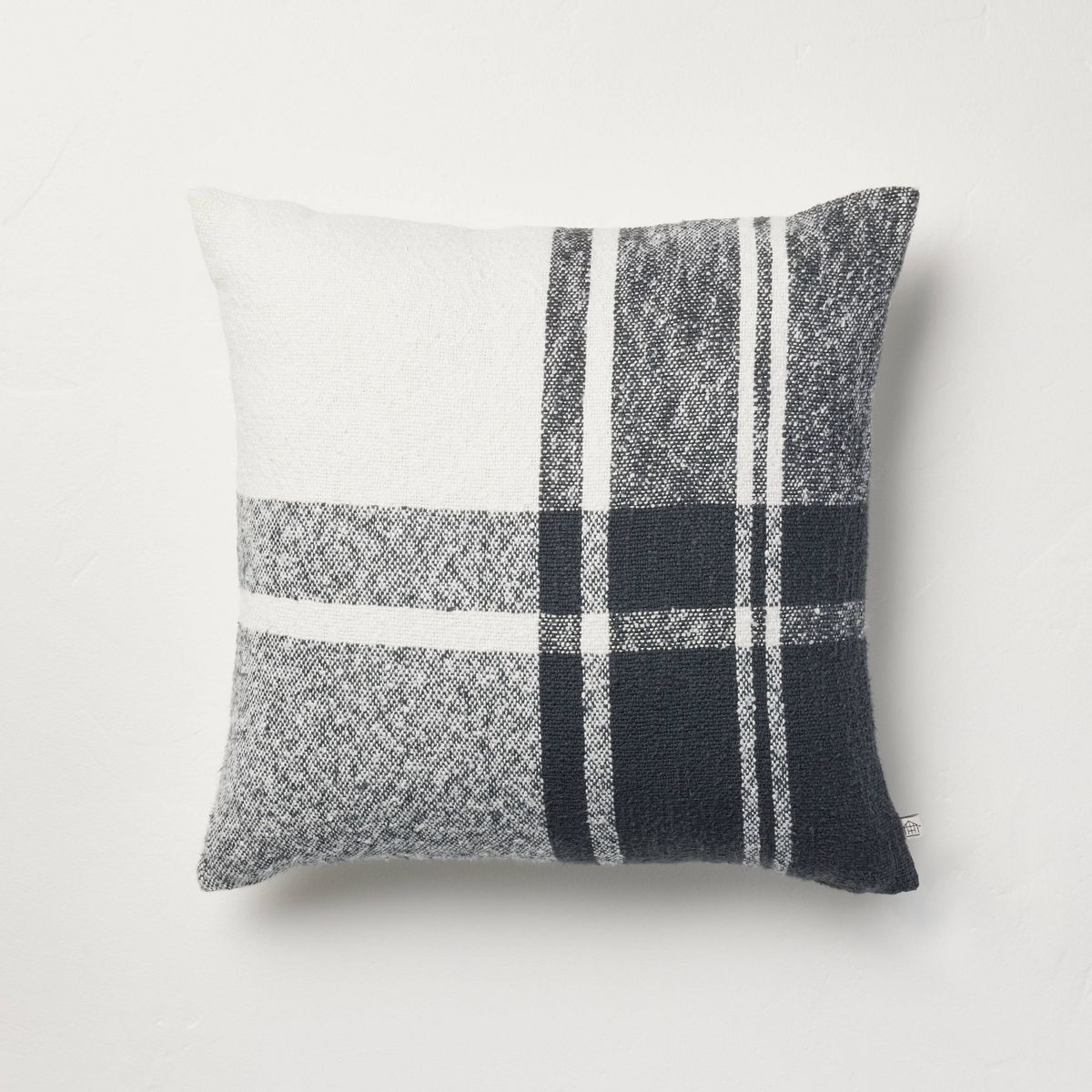 18"x18" Block Plaid Square Throw Pillow - Hearth & Hand™ with Magnolia | Target