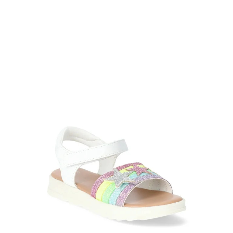 Wonder Nation Toddler & Baby Girl Star Play Sandals | Walmart (US)