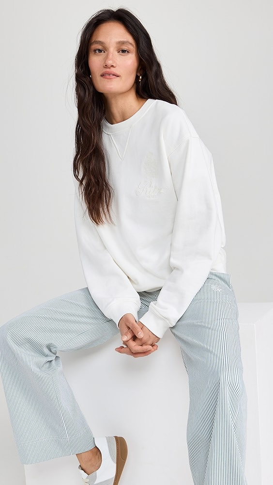 FRAME FRAME x Ritz Unisex Paris Privacy Please Crew Neck Sweatshirt | Shopbop | Shopbop