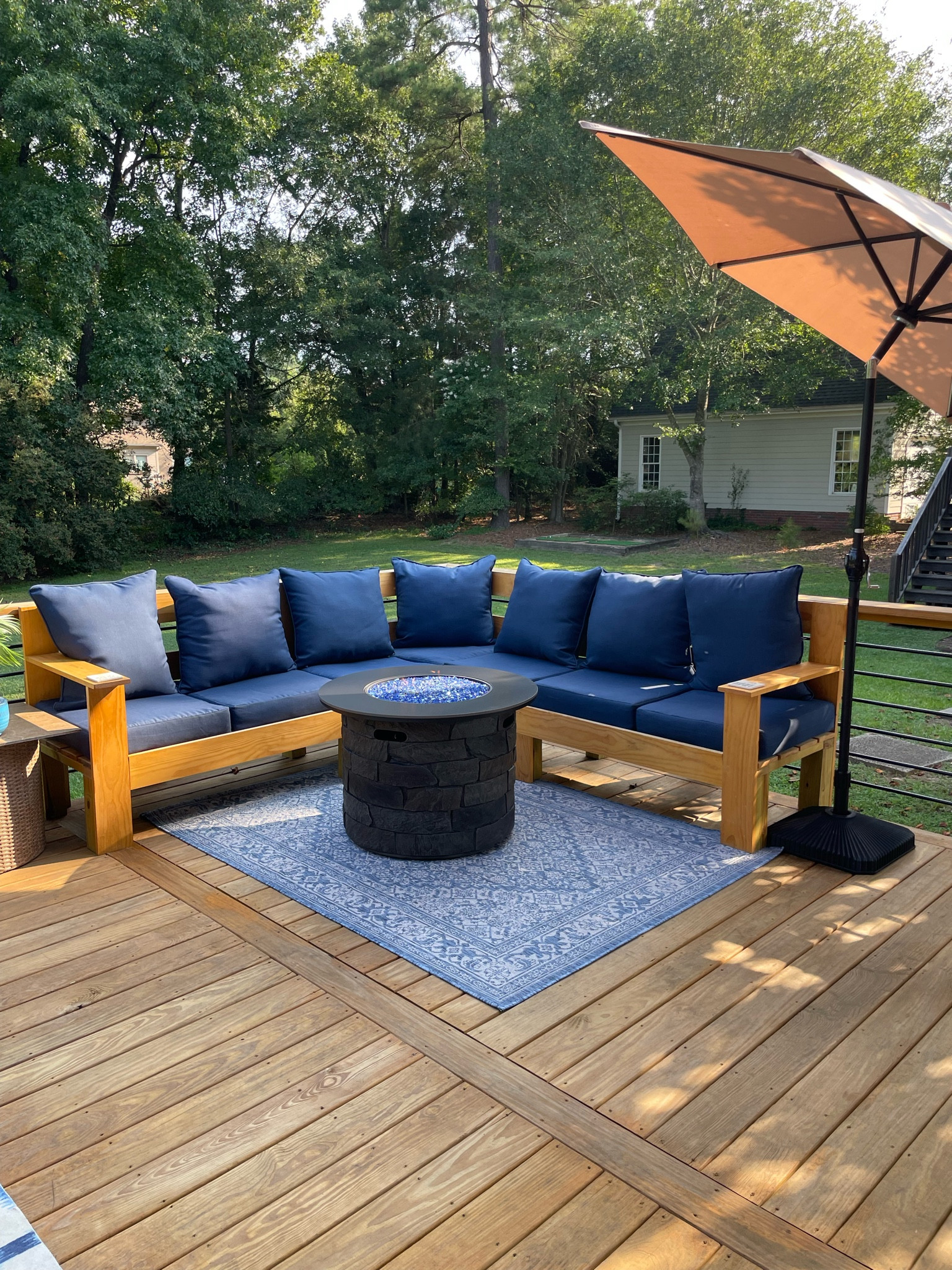 We build this outdoor sectional ourselves but sharing all the other pieces we ordered on Amazon! #amazonfinds #backdeck #outdoor furniture 

#LTKHome