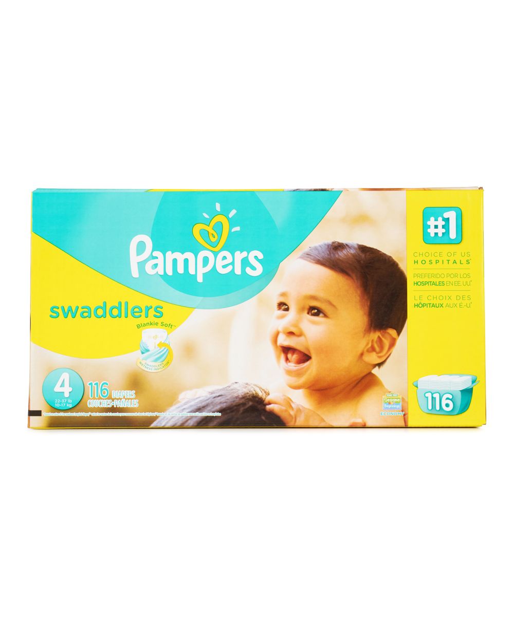 Pampers Disposable Diapers - Pampers 166-Ct. Size 4 Swaddlers Diaper Set | Zulily