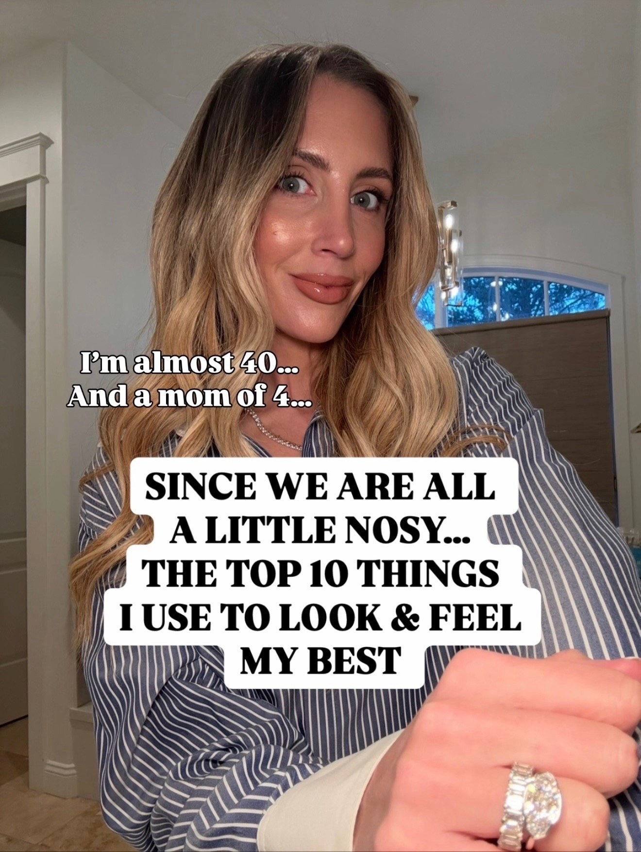 Since we’re all a little nosy, I’m sharing my top 10 things I use to look and feel my best! I’m almost 40, a mom of 4, and I’ve tried just about every product under the sun—these are the ones that stuck. From the brand you’ve probably never heard of that keeps me looking my best, to the lip combo we’re all loving, and the skincare find I’m obsessed with that contains donkey milk (which Cleopatra used in her baths to keep her from aging). Don’t sleep on any of these, you guys!

Laser: the opus laser
foundation - tawny
lip duo - D.C. and Fez
lip liner - wherever walnut 
bronzer - 2 or 3

(FB)

#LTKmomlife #LTKgrwm