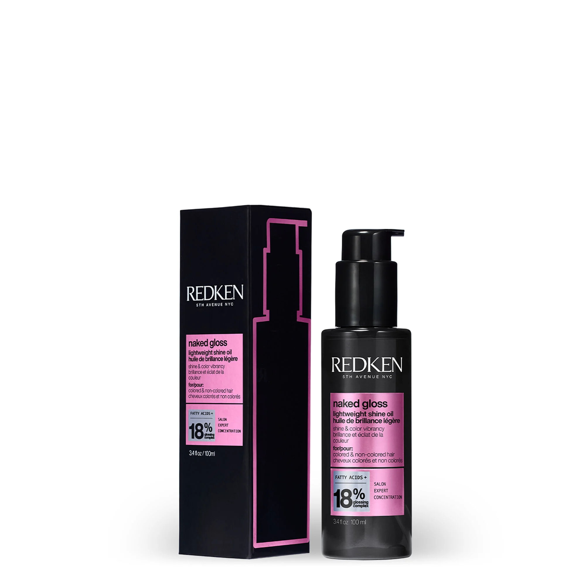 Naked Gloss Hair Oil for Shine and Color Vibrancy | Redken | Redken