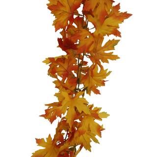 6ft. Mixed Gold Velvet Maple Leaf Chain Garland by Ashland® | Michaels Stores