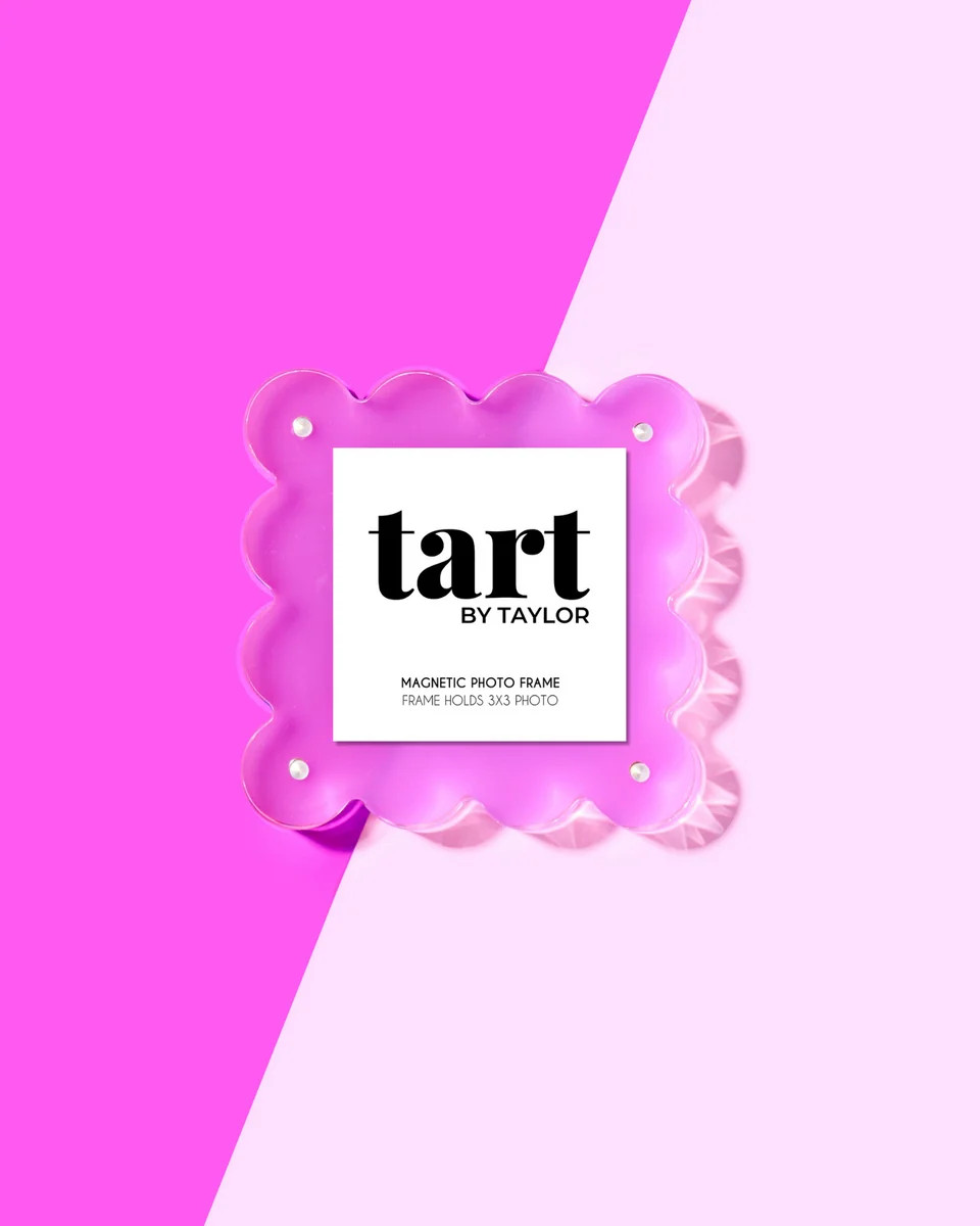 Fuchsia Mini Acrylic Picture Frame | Tart By Taylor