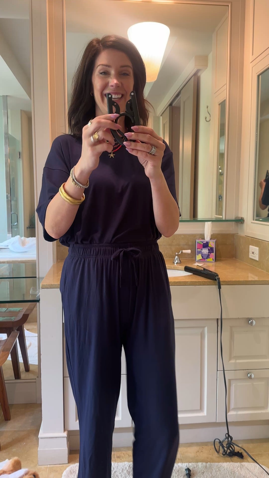 The best invention. Travel hangers. Comes in a 12 pack. Also tagged my travel outfit. Comfortable as pajamas. I usually size up to a medium for comfort but these were already oversized. I should have gone with a small  

#LTKTravel #LTKWedding #LTKFindsUnder50