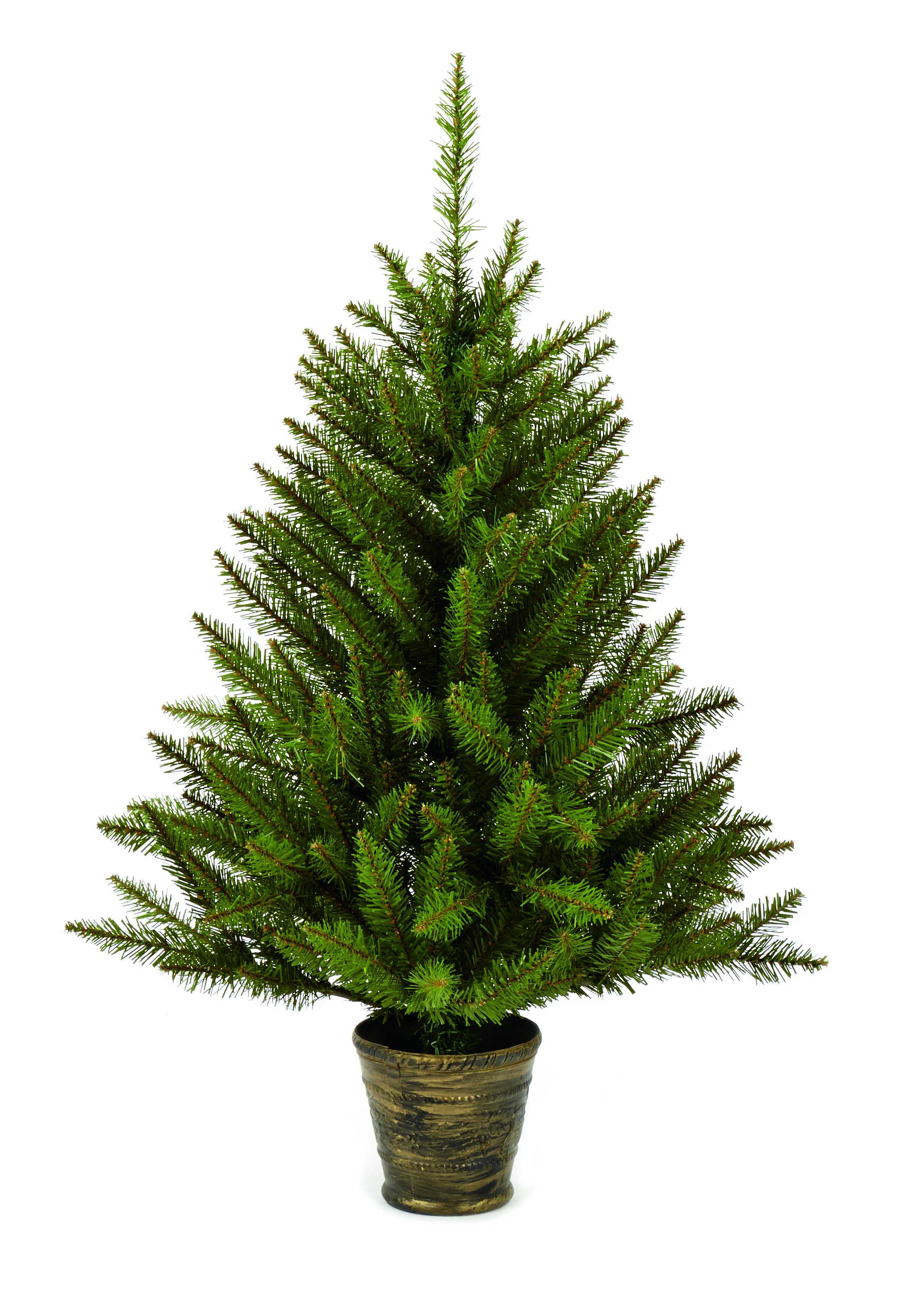 3ft Artificial California Spruce Christmas Tree in Pot | Wayfair UK