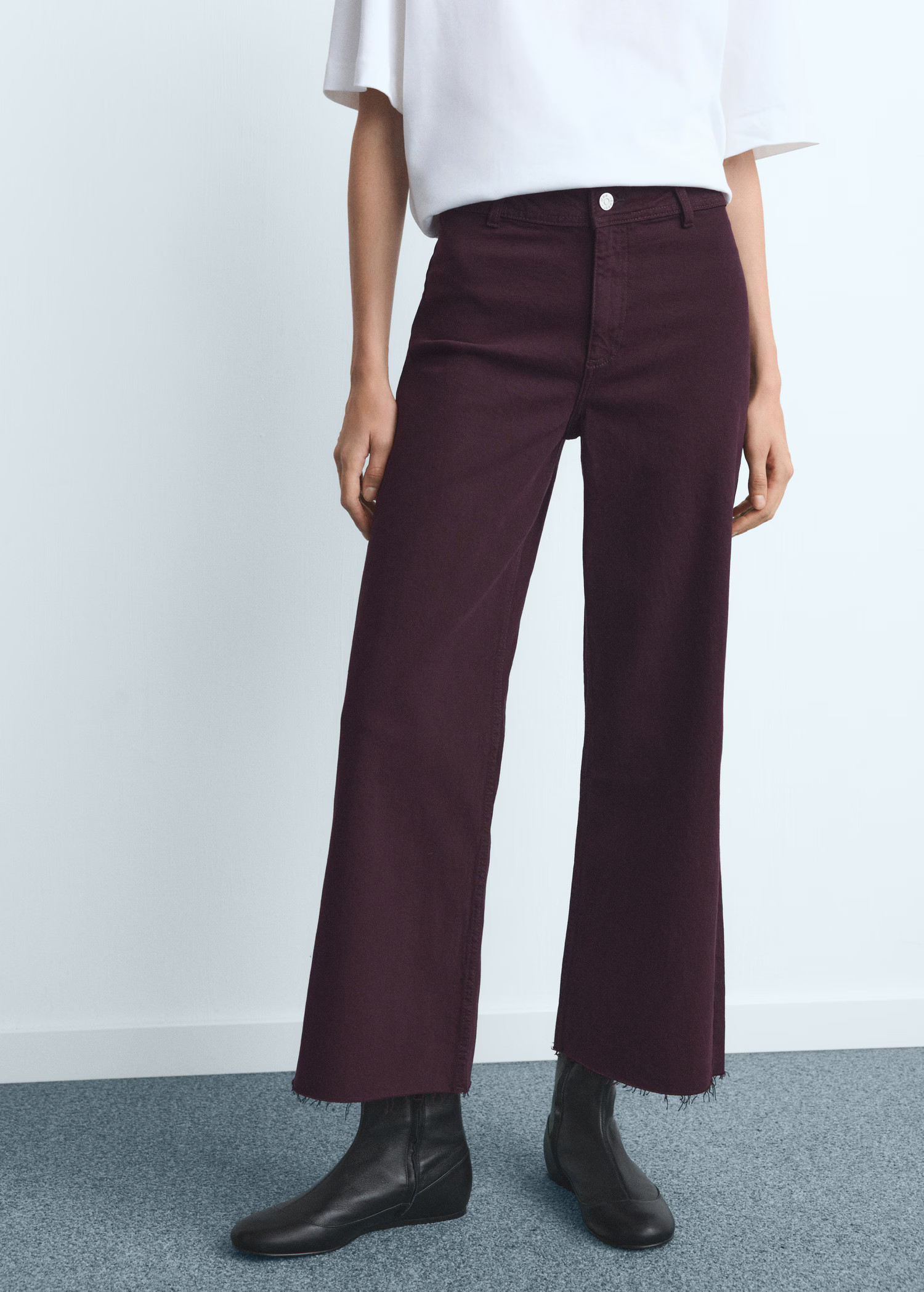 Catherin culotte high-rise jeans | Mango (US/MX/AU)