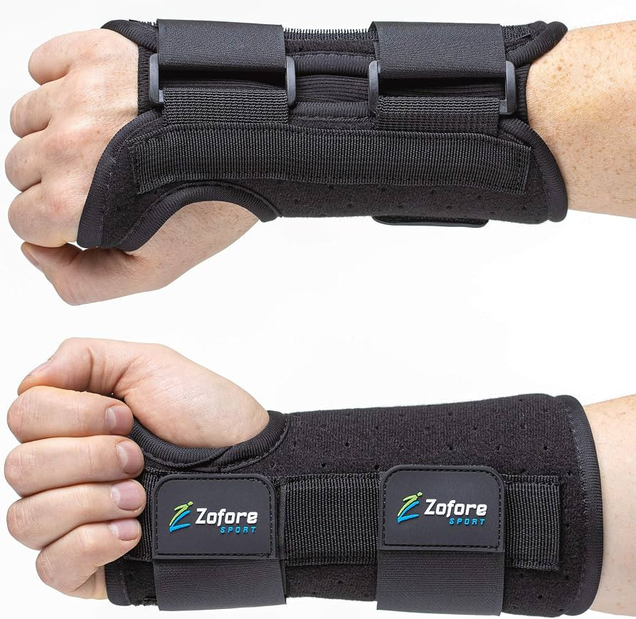 Carpal Tunnel Wrist Brace Night Support and Metal Splint Stabilizer [Single] - Helps Relieve Tend... | Amazon (US)