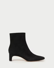 Lennon Black Suede Bootie | Loeffler Randall