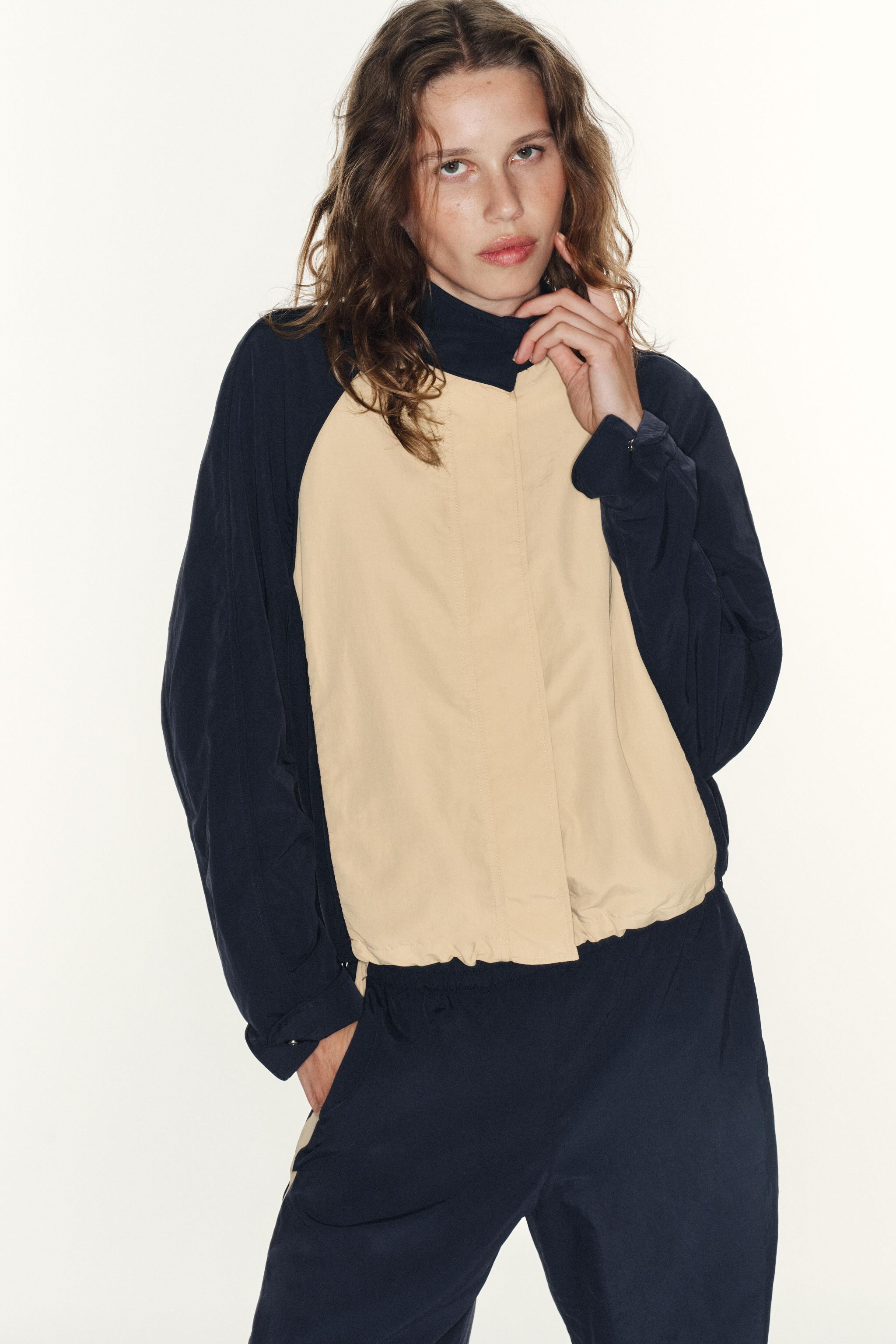 COMBINED NYLON JACKET | Zara US