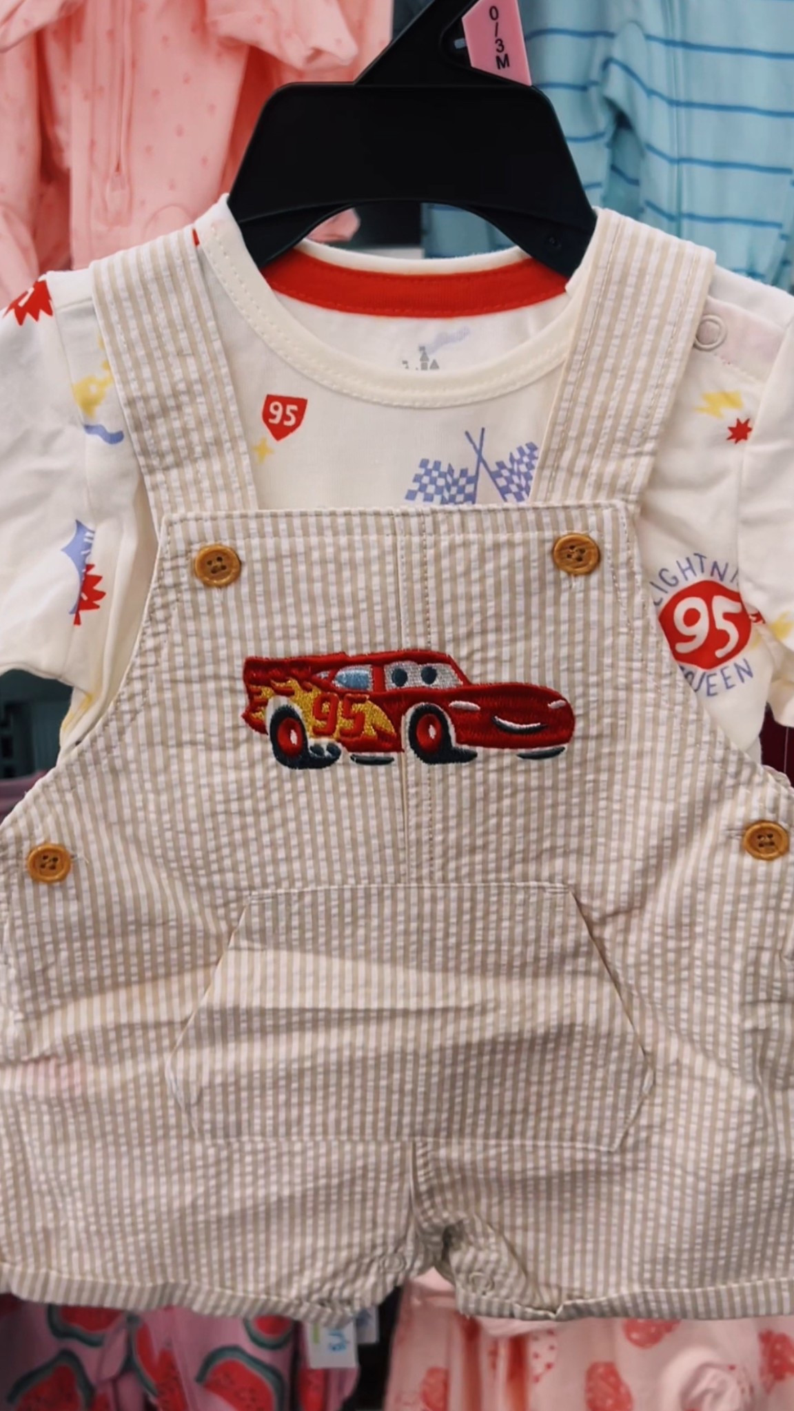 Baby LMQ overs alls set ⚡️🚘🏁👶🏻