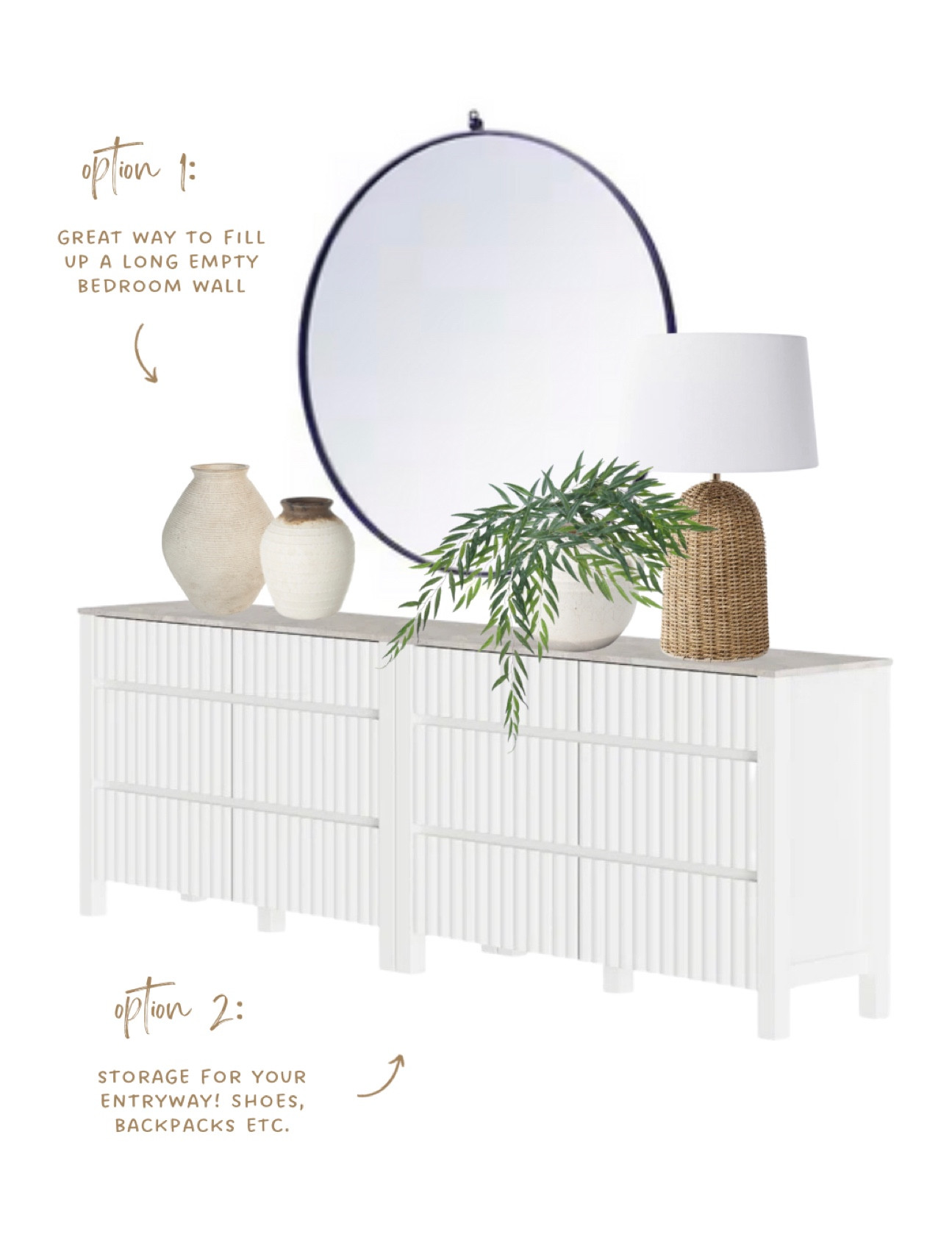 Extra long dresser for bedroom or use in an entryway for storage!

Dressers, bedroom furniture, bedroom wall, bedroom decor, home decor, home design, mood board, design board, dresser decor 

#LTKstyletip #LTKhome