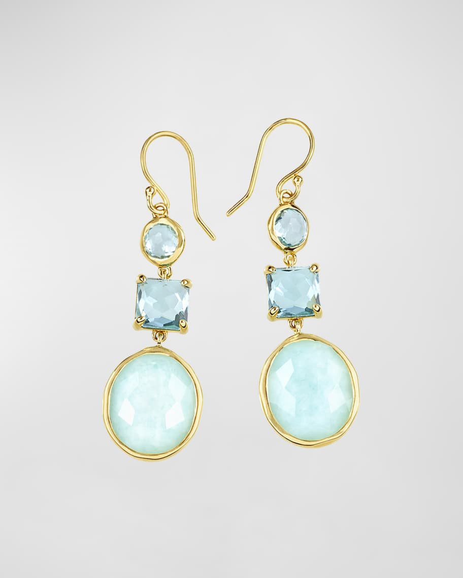 Ippolita 18K Rock Candy Three-Drop Earrings | Neiman Marcus