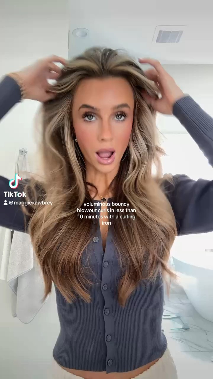 voluminous bouncy blowout curls in less than 10 mins that LAST!!! the secret is in the curling iron 💛

#LTKWedding #LTKStyleTip #LTKBeauty