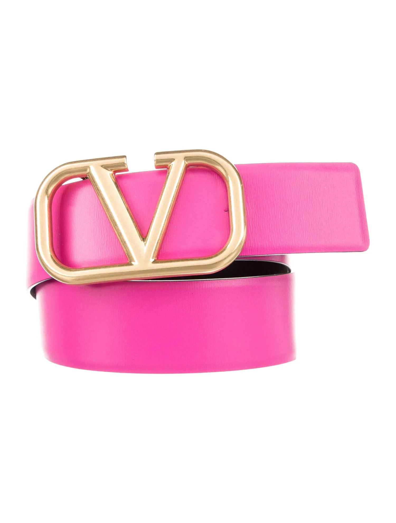 Valentino Leather Belt - Pink Belts, Accessories - VAL552117 | The RealReal | The RealReal