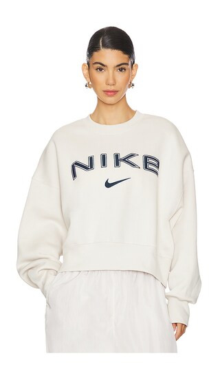 Oversized Logo Sweatshirt in Orewood, White, & Armory Navy | Revolve Clothing (Global)