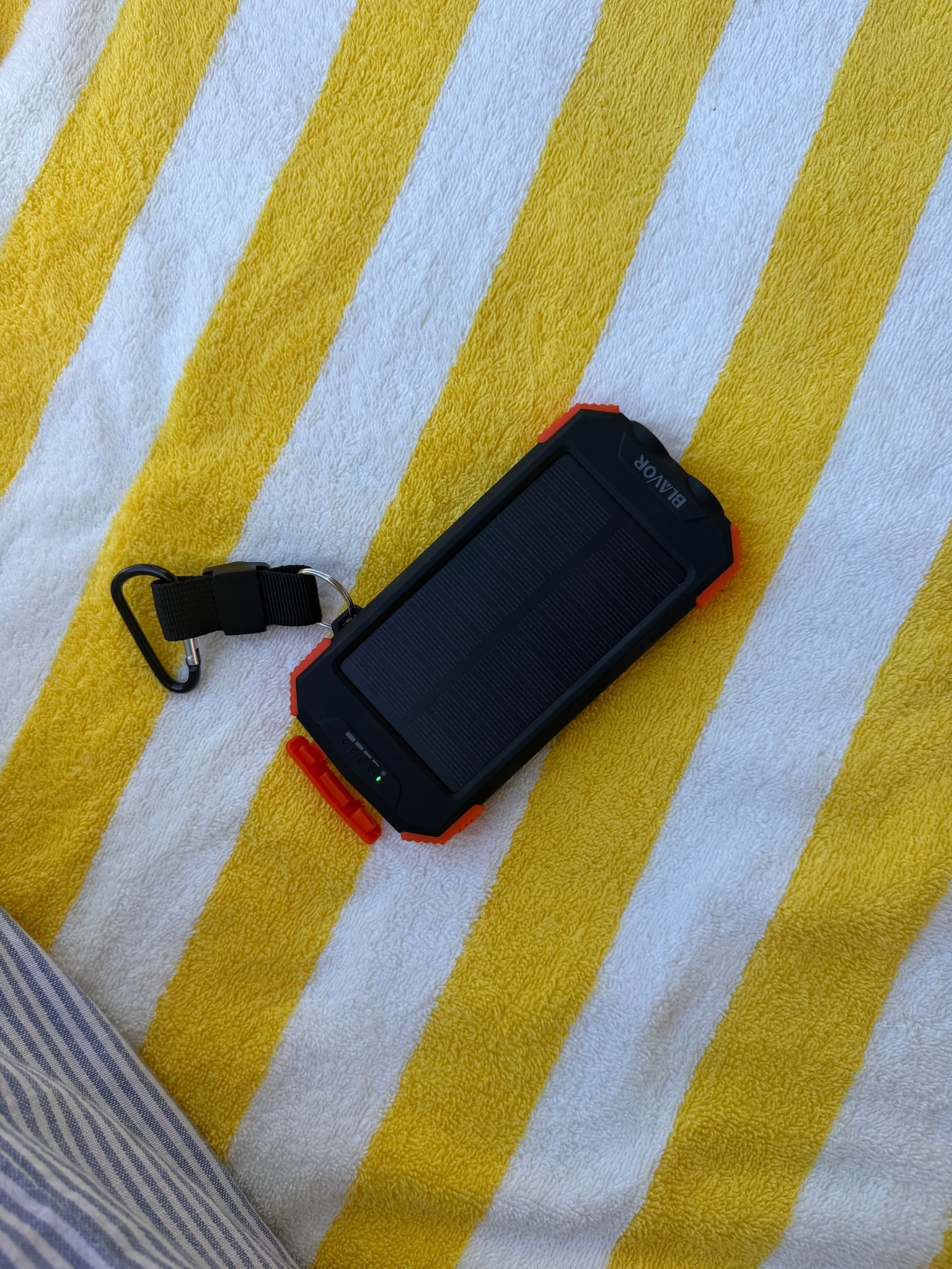 solar portable phone charger was perfect for pool/ beach days. Charges incredibly fast and also has a flash light if needed for emergencies 

#LTKHome #LTKTravel