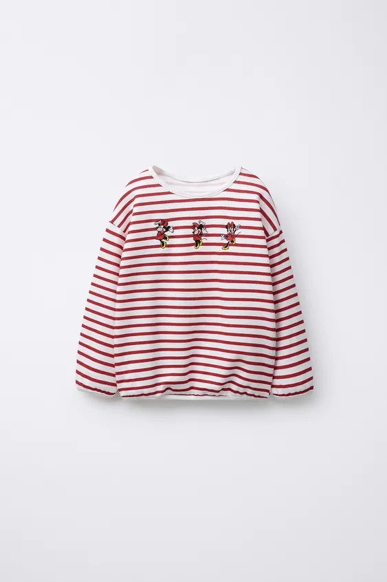 STRIPED MINNIE MOUSE © DISNEY T-SHIRT | Zara US