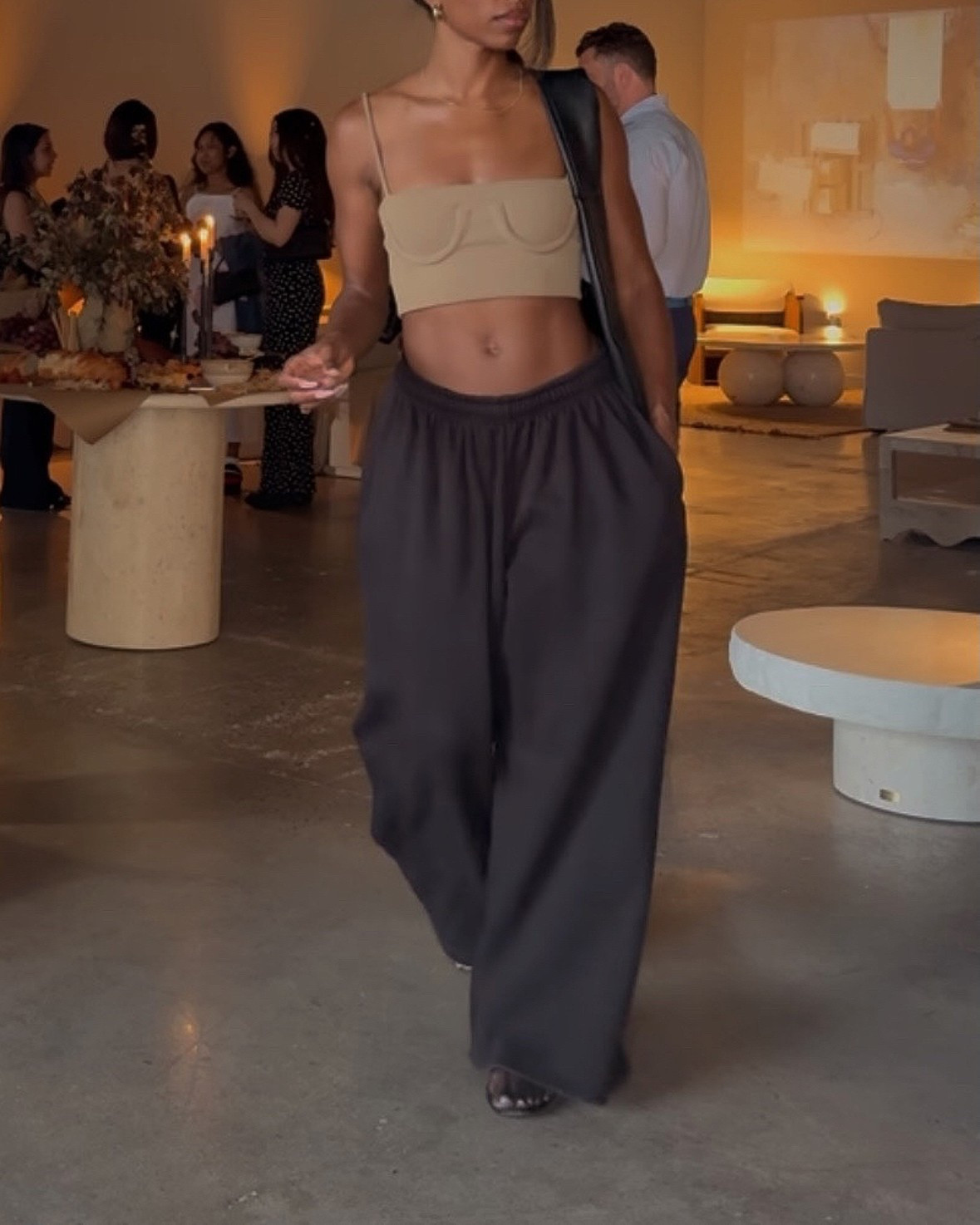 must have tall girl wide leg sweats. 