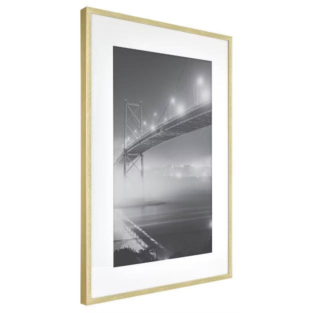 Thin Metal Matted Gallery Frame Gold - Project 62™ | Target