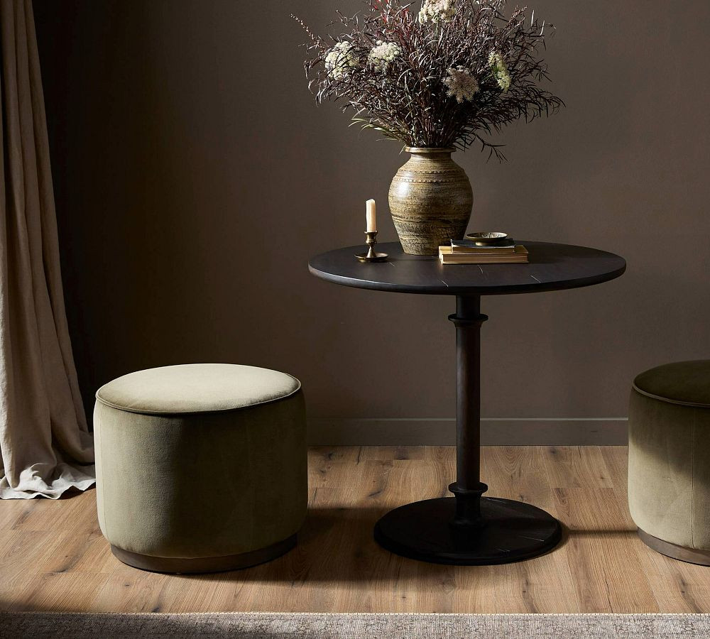 Caselle Round Reclaimed Wood End Table (33") | Pottery Barn (US)