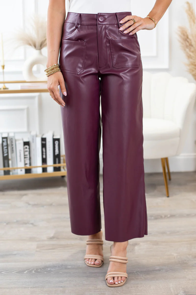 Naomi Pants- Eggplant | Avara