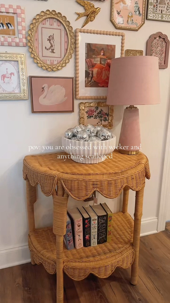 Is it an obsession...the answer is yes
GIMMIE all things wicker and scalloped!!
@Wayfair
#maximalism #maximalist #wayfair #wicker #pinkdecor 

#LTKSpringSale #LTKHome #LTKSeasonal
