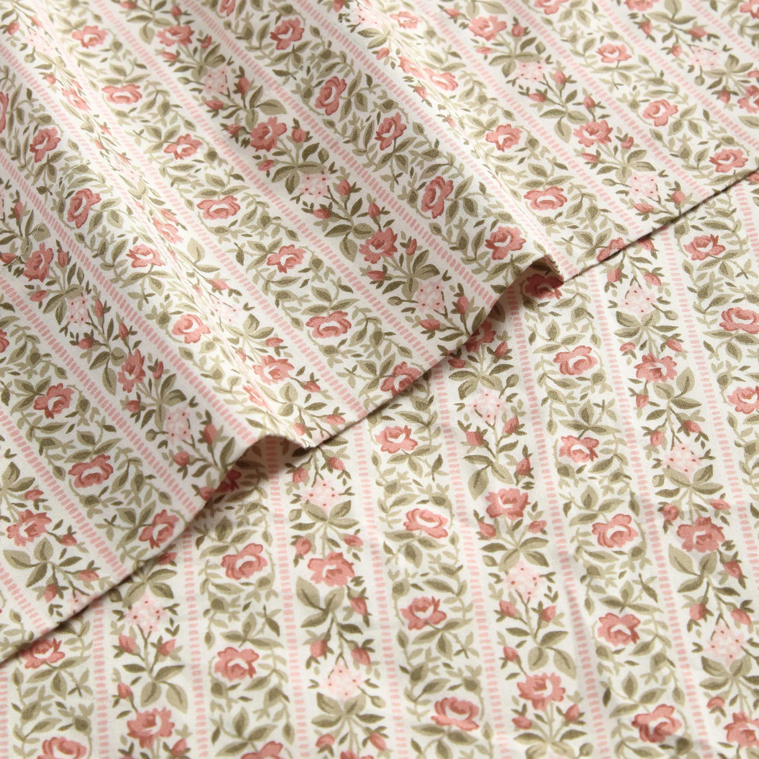 Laura Ashley Printed Cotton Percale Sheet Set | Wayfair North America