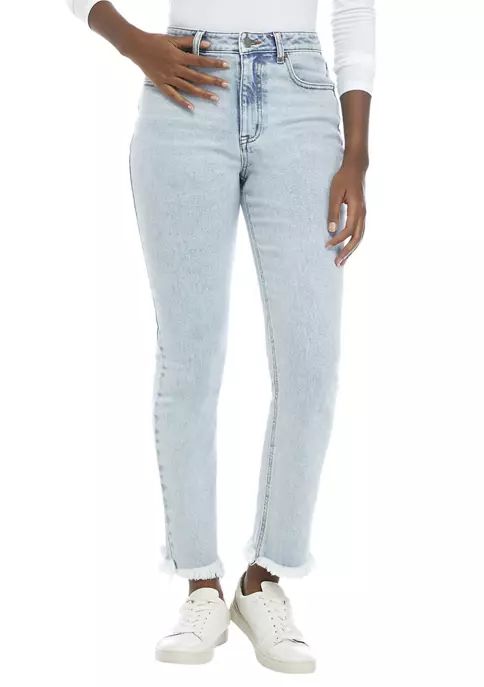Women's High Rise Straight Cropped Jeans | Belk