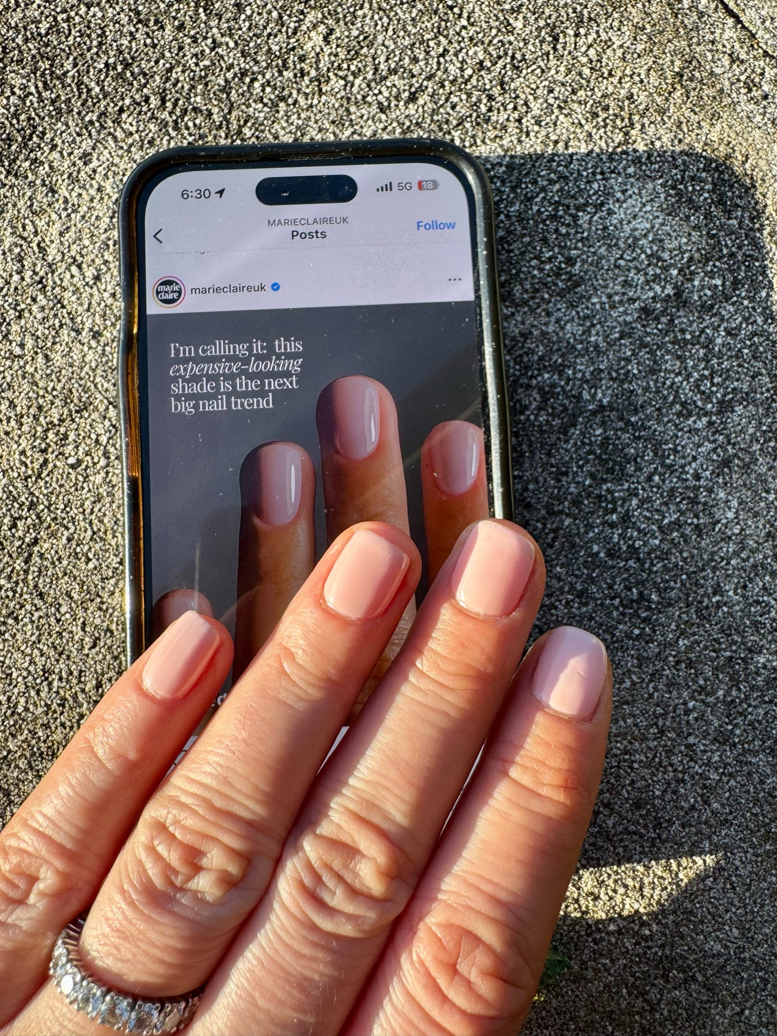 When your nails match your explore feed 😉 @marieclaireuk 

#LTKaustralia #LTKbeauty #LTKsummer