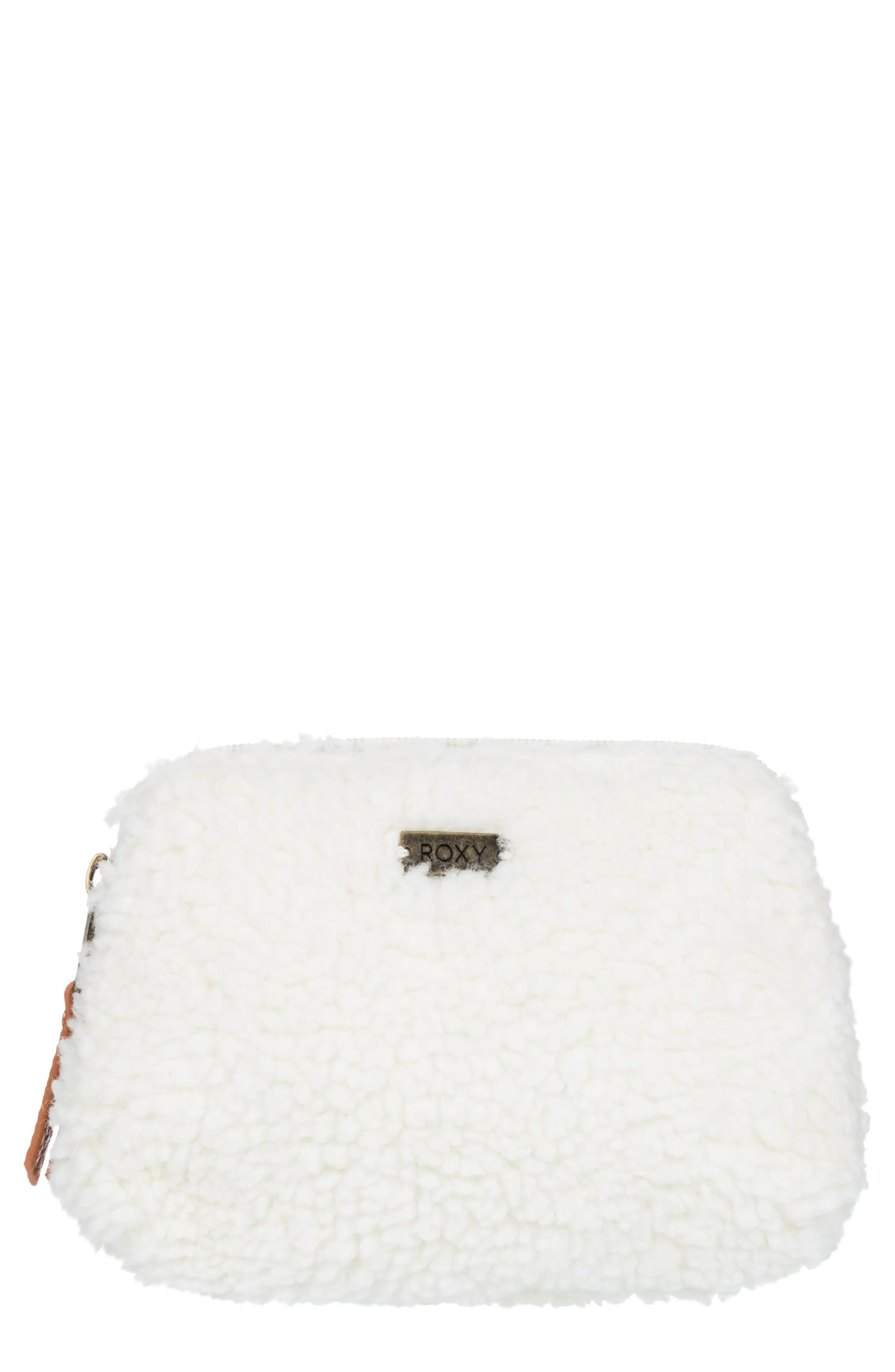 Roxy Mountain Reality Fleece Belt Bag in Tapioca at Nordstrom | Nordstrom