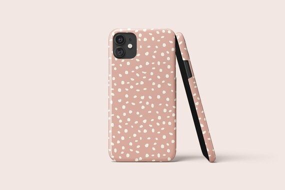 ARA POLKA DOTS Dusty Pink Phone Case  iPhone Case  Samsung | Etsy | Etsy (US)