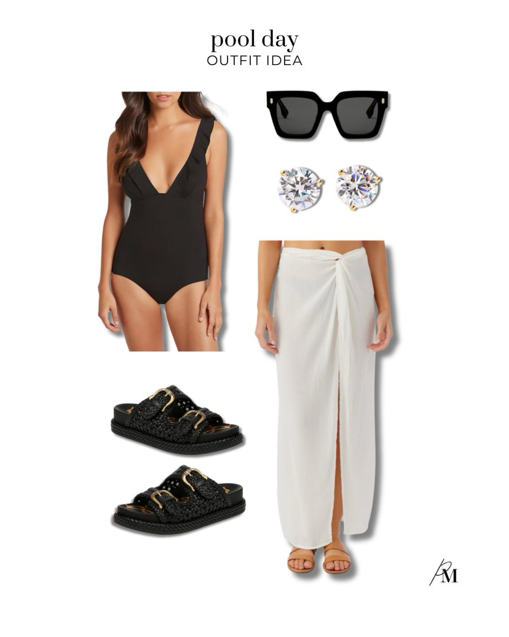 Pool day outfit idea. This ruffle detail one piece and sarong are perfect for a day in the sun. 

#LTKSwim #LTKStyleTip #LTKSeasonal