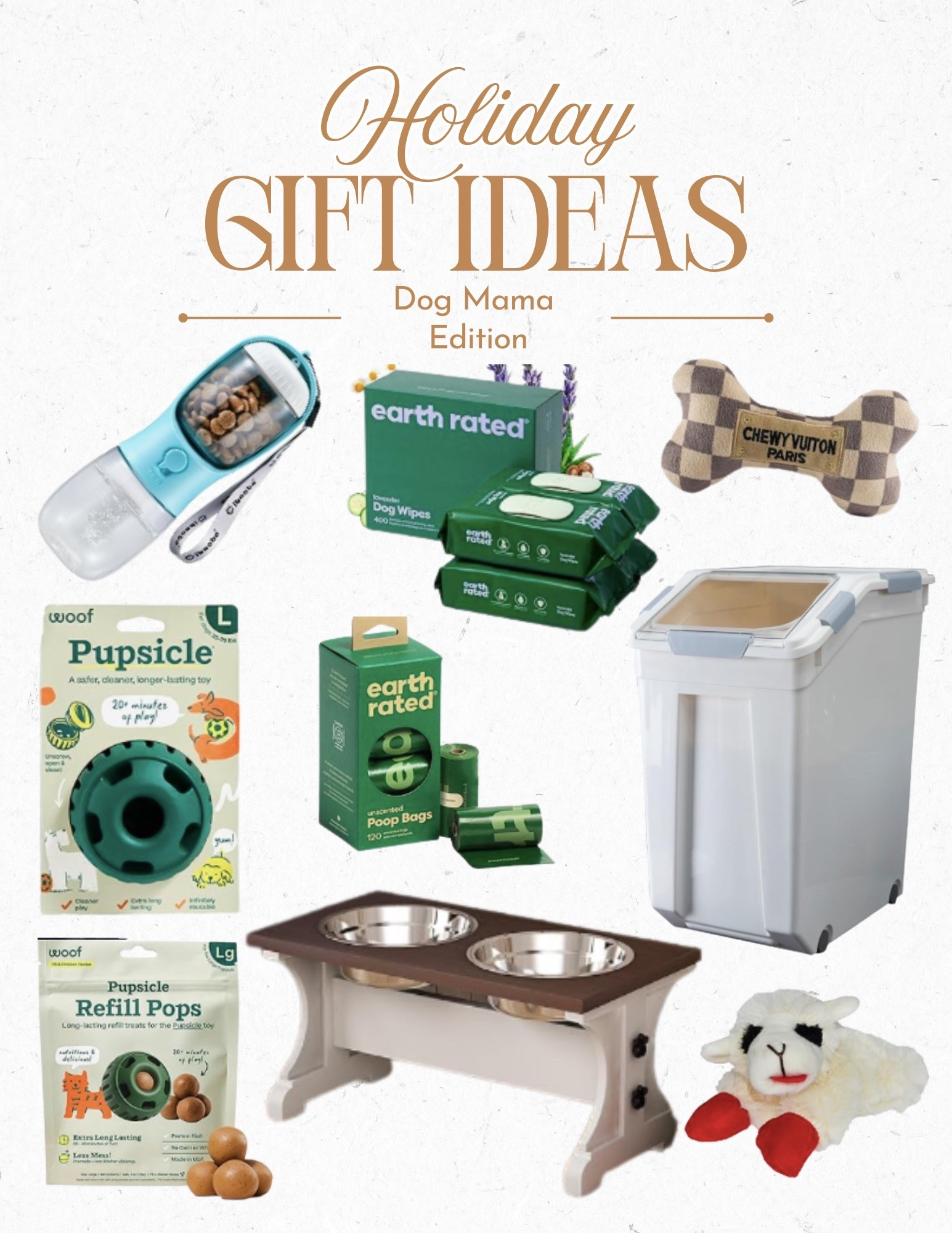 Dog Mom life is the best! These are my must haves for anyone bringing home a new bundle of joy, adding another to the fam or want to freshen up what they use currently! 

#LTKGiftGuide #LTKCyberWeek #LTKmomlife