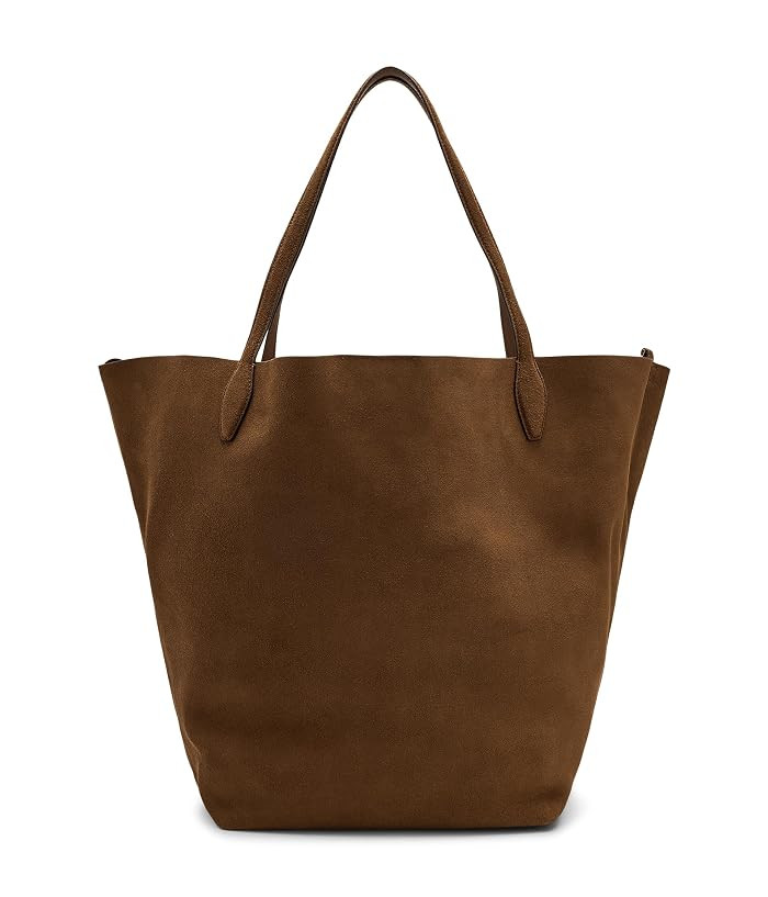 Madewell Oversized Soft Grain Shopper - Suede Shoulder Women's Handbags Dark Carob, Leather/Suede | Zappos.com