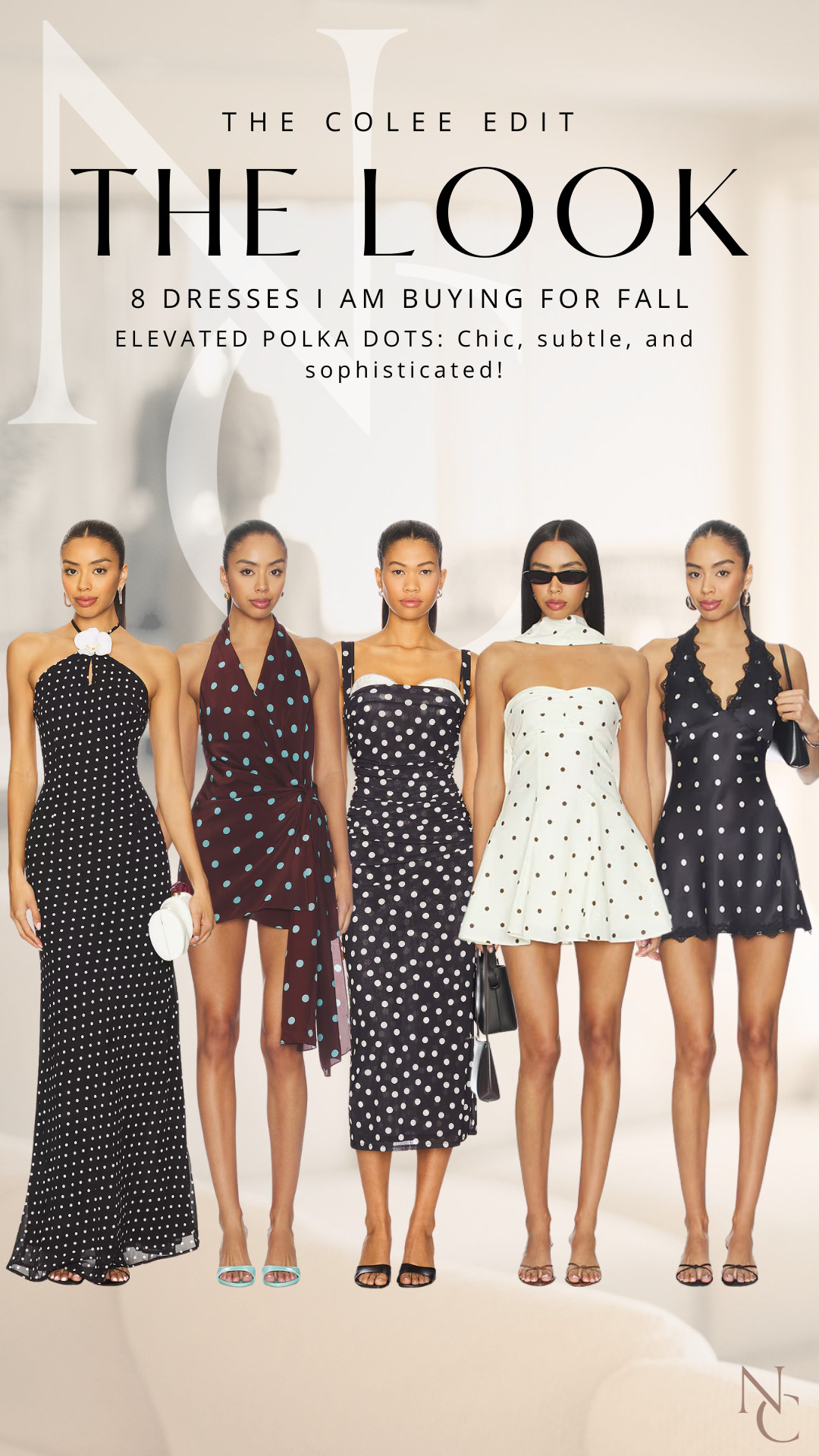 Polka dots, but make them chic. 🖤🤍 This fall’s version feels elevated, feminine and anything but retro. From flirty minis to sleek midis, these are the dots I’m adding to cart. Which one are you wearing?

Shop my picks right here in LTK. ✨
 

 #LTKdayinmylife #LTKgrwm #LTKootd