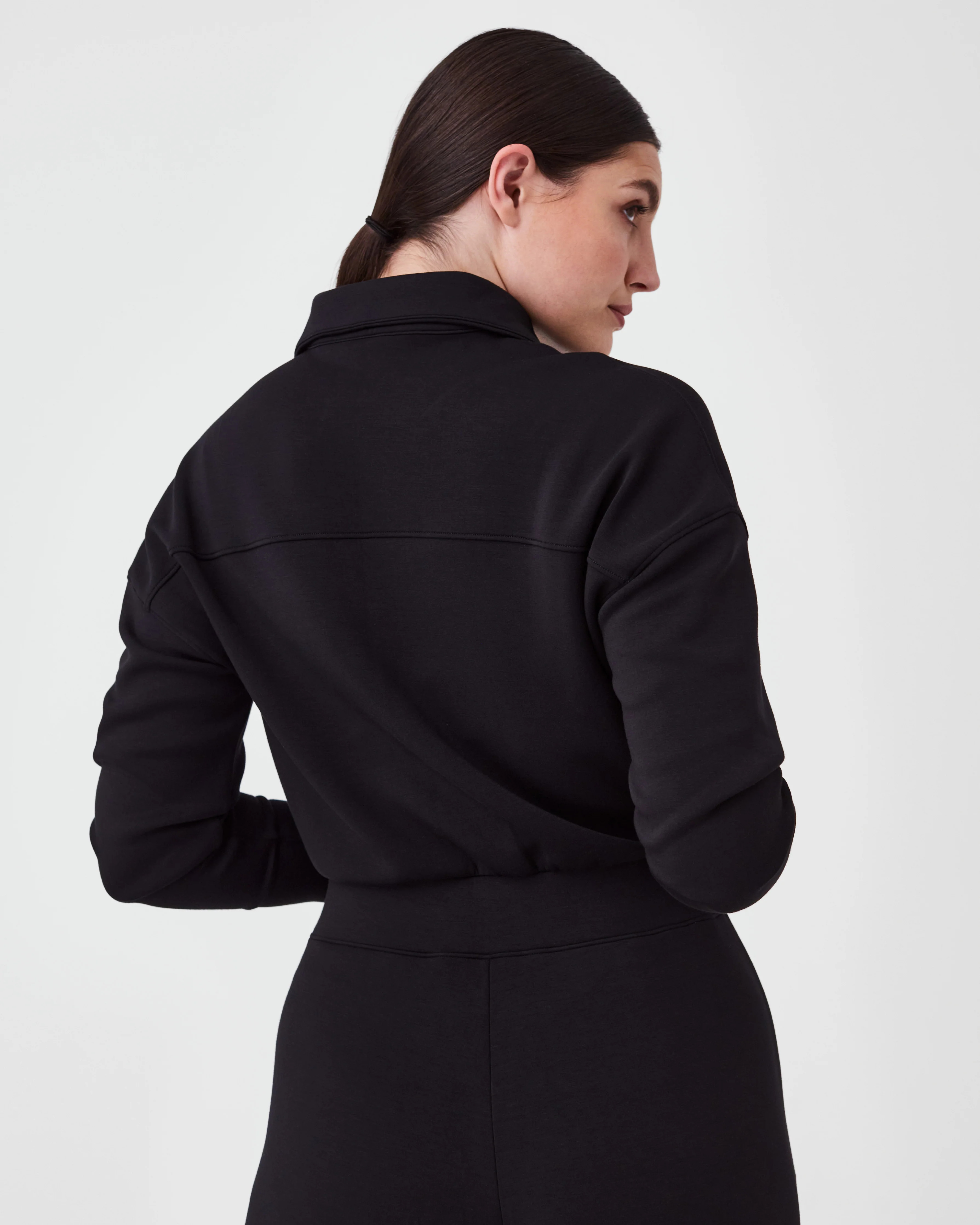 SPANX® AirEssentials Long Sleeve Wide Leg Jumpsuit | Spanx